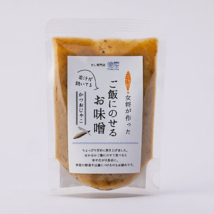 【送料無料】女将が作ったご飯にのせるお味噌｜かつおじゃこ｜3パック